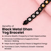 Black Metal Dhan Yog Bracelet