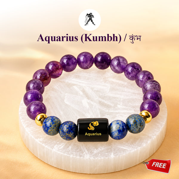 Aquarius Zodiac Bracelet