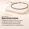 Raw Pyrite Anklet
