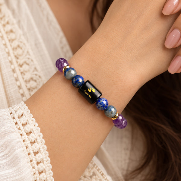 Aquarius Zodiac Bracelet