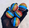 Rainbow Chakra Crystal Sphere