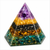 Money Magnet – Multi-Crystal Orgonite Pyramid
